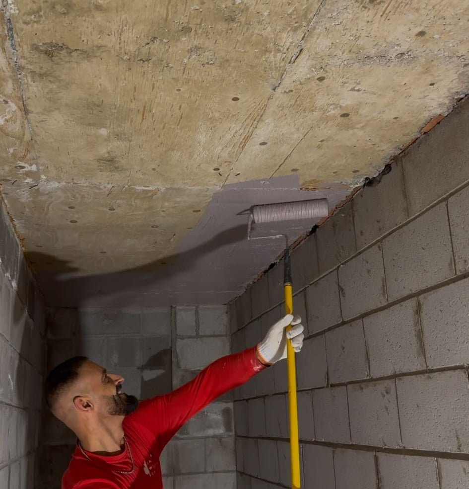 Vapour Barrier Installation in a cold cellar — Cold Cellar Pro restoration process